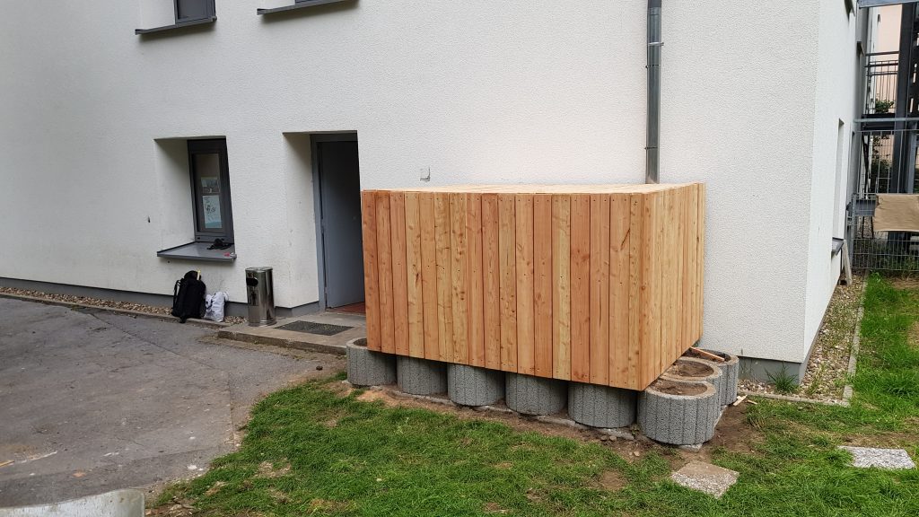 die Wassertanke am AWO Teens- und Jugendtreff