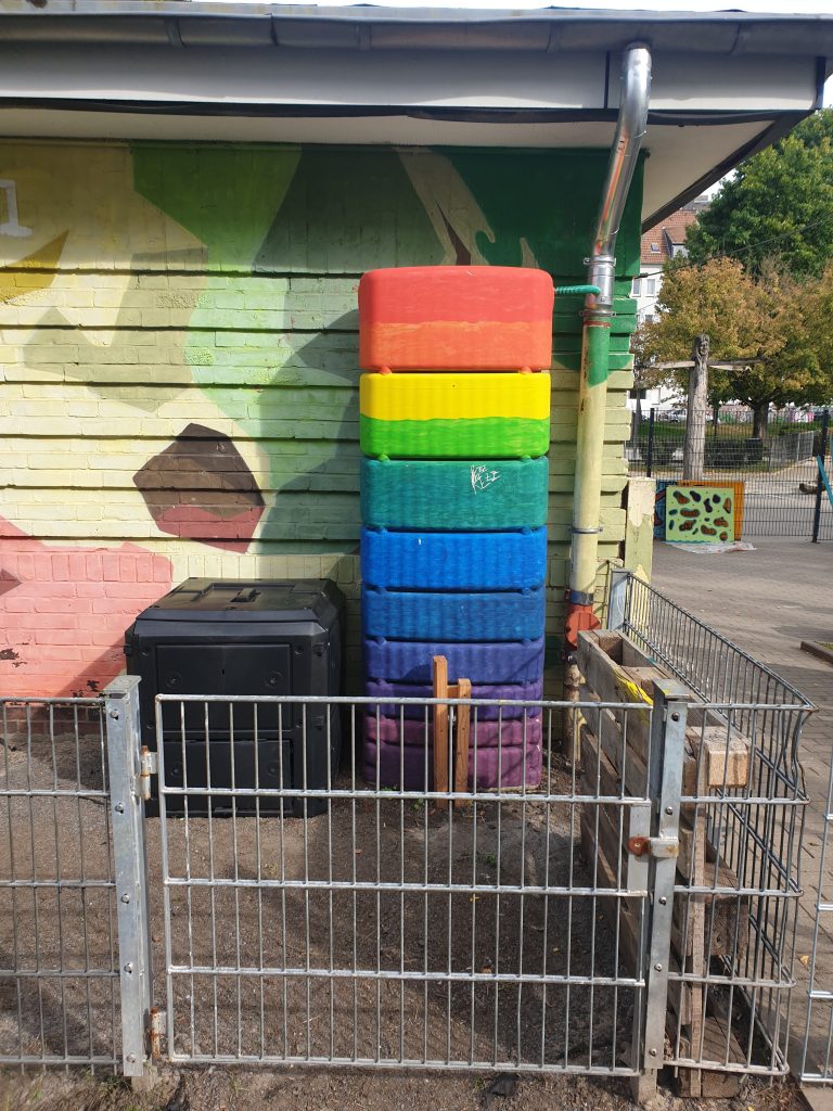 Die Wassertanke am KEZZ in Dortmund
