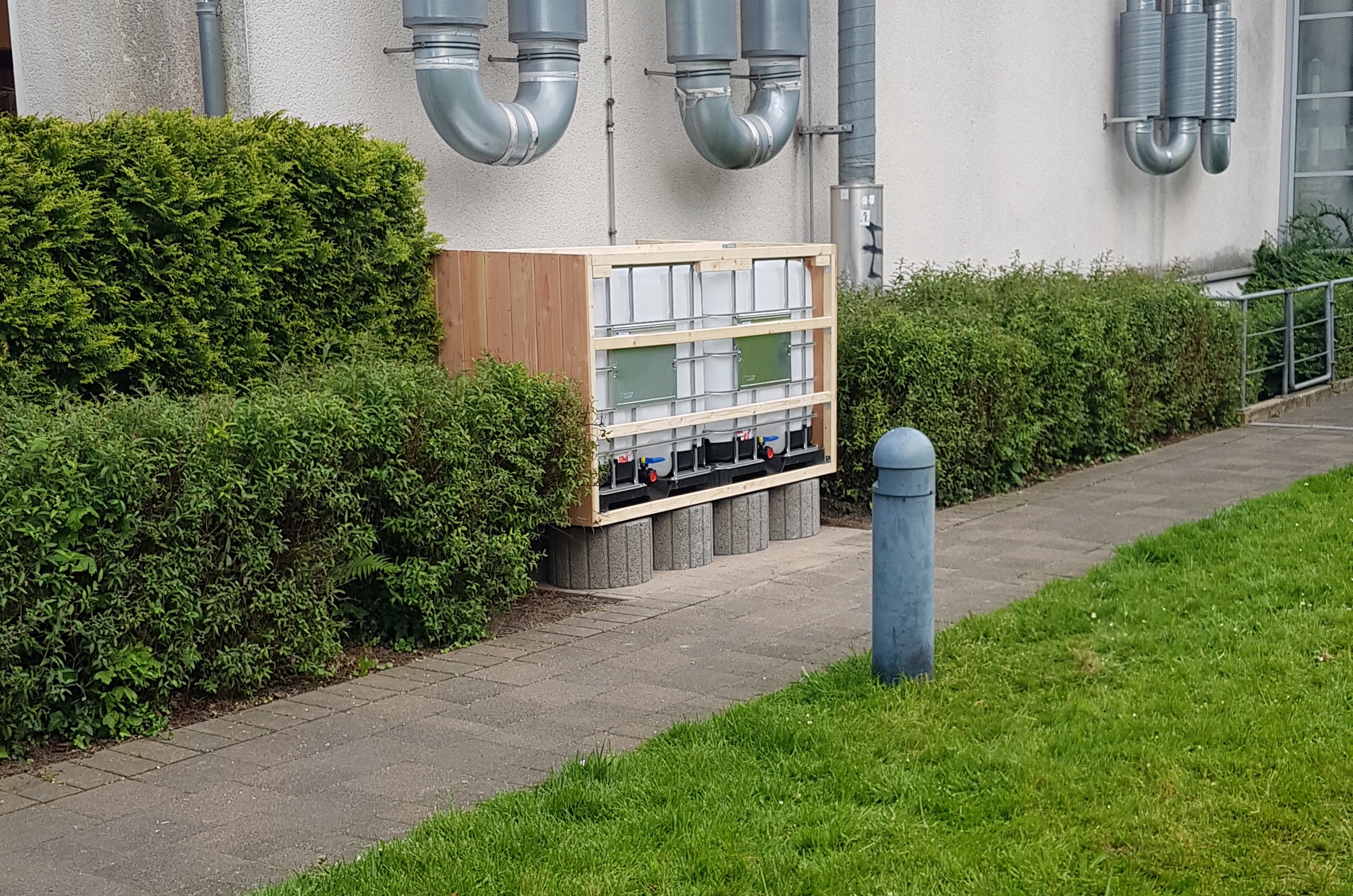 die Wassertanke am balou in Dortmund